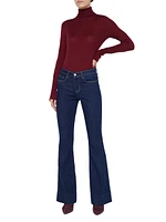 Lenora Low-Rise Flared Jeans