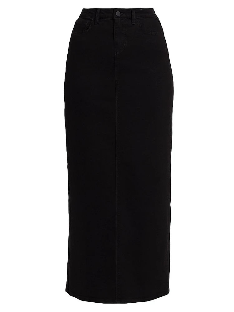 Miriam Denim Maxi-Skirt