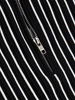 Winslow Striped Mock-Turtleneck Sweater