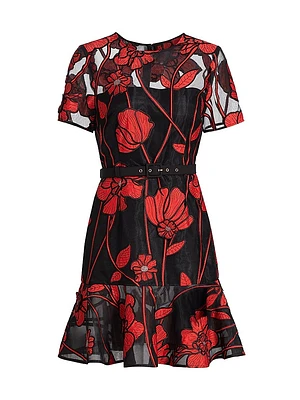 Rosie Grand Fleur Embroidered Dress
