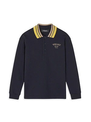 Baby Boy's, Little Boy's & Pique Logo Embroidery Polo Shirt