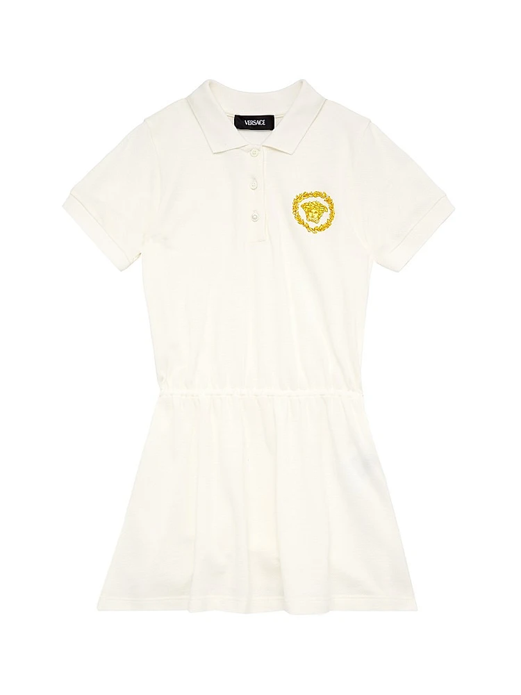 Little Girl's & Medusa Piqué Polo Shirtdress