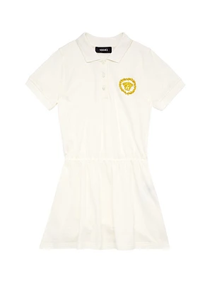 Little Girl's & Medusa Piqué Polo Shirtdress