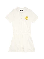 Little Girl's & Medusa Piqué Polo Shirtdress