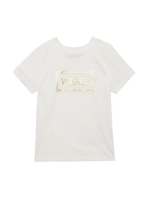 Baby Girl's, Little Girl's & Foil Logo Stamp T-Shirt
