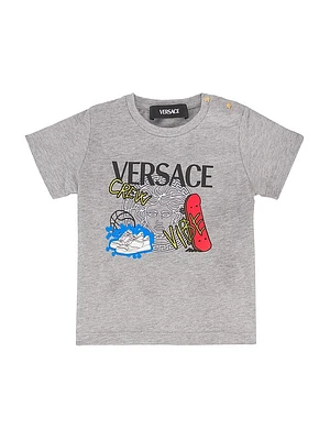 Baby Boy's & Little Medusa Logo T-Shirt