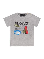 Baby Boy's & Little Medusa Logo T-Shirt
