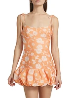 Ivory Skort Bubble Minidress