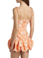 Ivory Skort Bubble Minidress