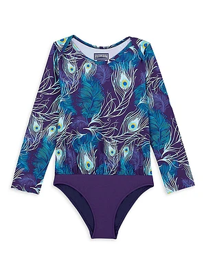 Little Girl's Eyes Of The Wind Rashguard