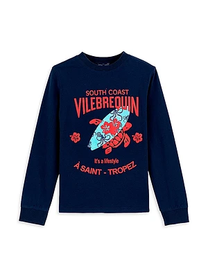 Little Boy's & Turtle Surf T-Shirt