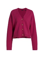 Merino Wool V-Neck Cardigan