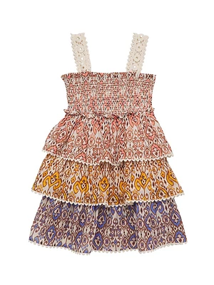 Baby Girl's, Little Girl’s & Wylie Tiered Shirred Dress