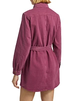 Gaia Tie-Waist Minidress