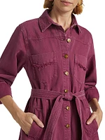 Gaia Tie-Waist Minidress