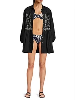 Pippa Embroidered Minidress