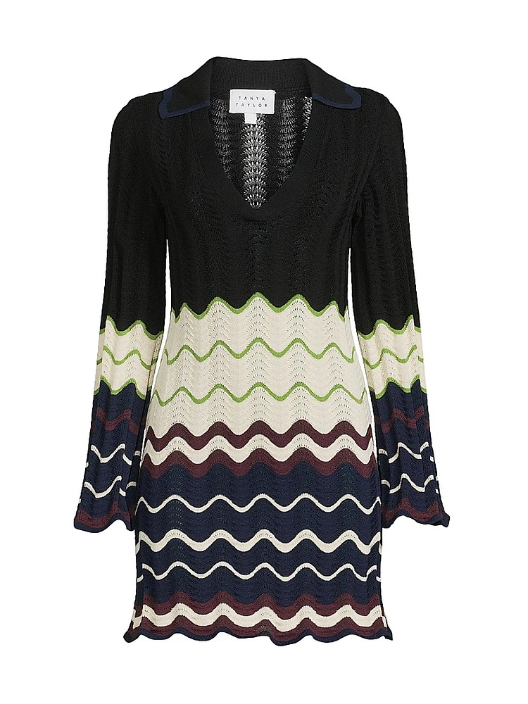 Miles Cotton-Blend Minidress