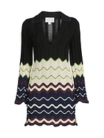 Miles Cotton-Blend Minidress