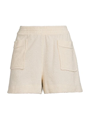 Mare Cotton-Blend Bouclé Shorts