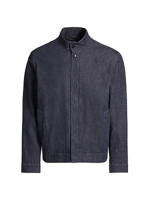 Monaghan Stretch Denim Harrington Jacket