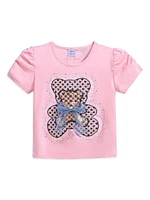Baby Girl's, Little Girl's & Bear T-Shirt