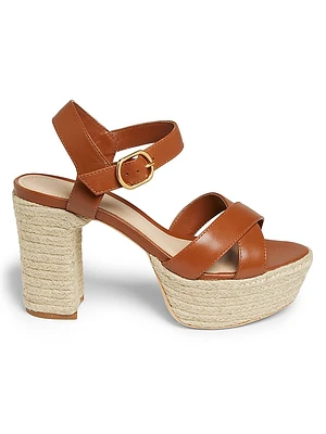 Leather Platform Sandals