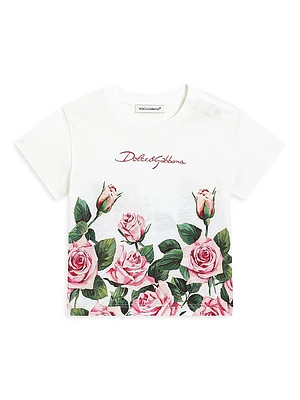 Baby Girl's Rose Print T-Shirt
