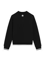 Little Boy's & Logo Crewneck Sweatshirt
