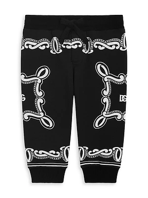 Baby Boy's Logo Bandana Print Joggers