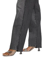 Good 90s Mid-Rise Straight Jeans