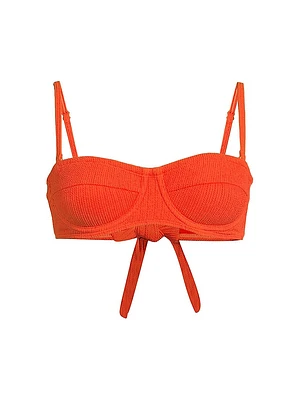 Nellie Textured Balconette Bikini Top