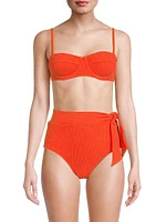 Nellie Textured Balconette Bikini Top
