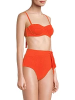 Nellie Textured Balconette Bikini Top