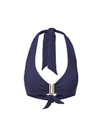 Melissa Textured Hardware Bikini Top