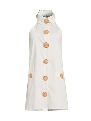 Amber Button-Front Minidress