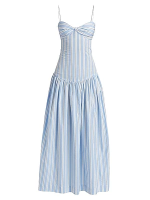 Rapture Striped Fit & Flare Dress