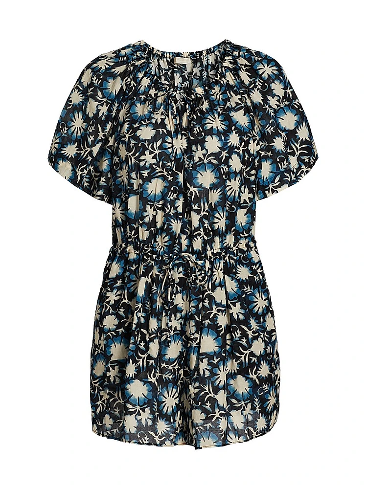 Valeria Printed Coverup Romper