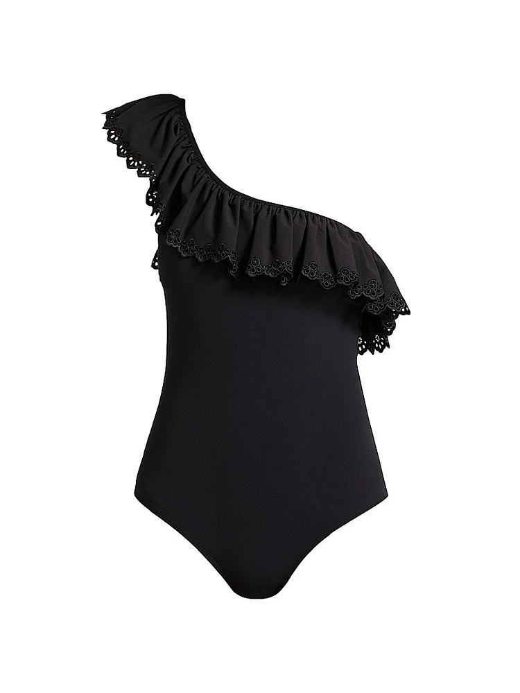 Solara Maillot One-Shoulder One-Piece Swimsuit