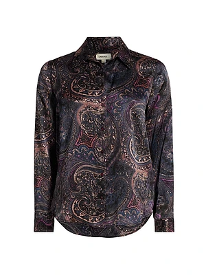 Tyler Paisley Silk Blouse
