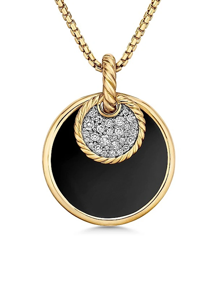 Elements Convertible Pendant Necklace in 18K Yellow Gold