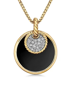 Elements Convertible Pendant Necklace in 18K Yellow Gold
