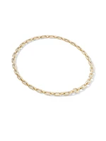 Pavé Chain Necklace in 18K Yellow Gold
