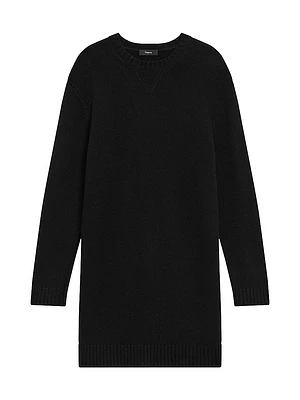 Wool-Blend Jersey-Knit Sweaterdress