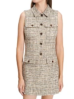 Tweed Sleeveless Minidress