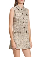Tweed Sleeveless Minidress