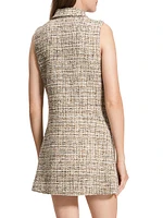 Tweed Sleeveless Minidress