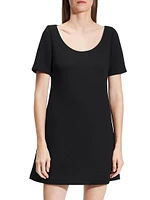 Scuba A-Line Minidress