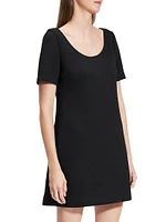 Scuba A-Line Minidress