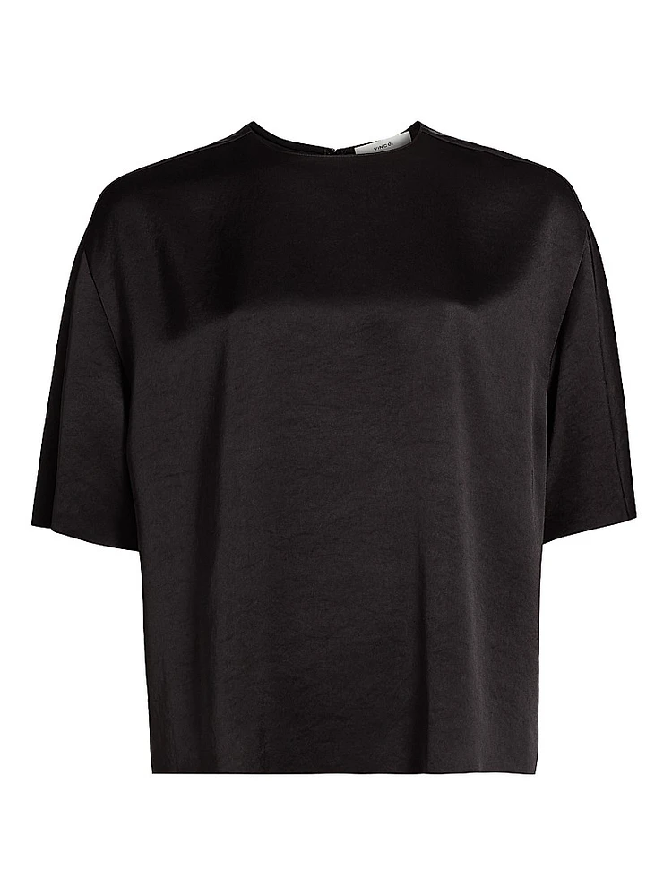 Fluid Satin Blouse