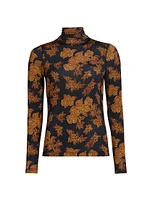 Aurelia Floral Turtleneck Sweater